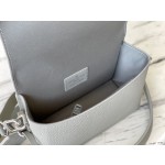 𝐋𝐎𝐔𝐈𝐒𝐕𝐔𝐈𝐓𝐓𝐎𝐍 M82281 Grey green full leather men's bag and messenger bag series